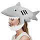 Shark Hat Shark Costume Head Fish Hat Ocean Animal Party Costume