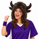 Plush Water Buffalo Hat Furry Winter Costume for Halloween and Parties