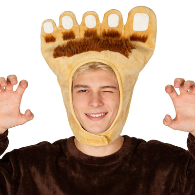 Bigfoot Hat Monster Sasquatch Foot Costume Funny Hat for Halloween