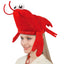 Lobster Hat Lobster Costume Funny Headwear Ocean Animal Crawfish Party Cap