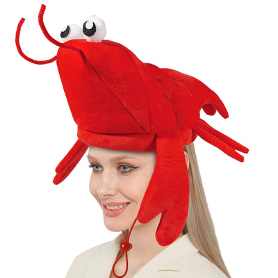 Lobster Hat Lobster Costume Funny Headwear Ocean Animal Crawfish Party Cap