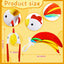 Chicken Costume Set Chicken Hat 2Pcs Rooster Costume Cosplay