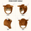 Longhorn Plush Hat Texas Game Day Costume Funny Animal Party Hat