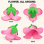 Flower Hat Fairy Costume Headwear for Themed Parties and Dress Up Events
