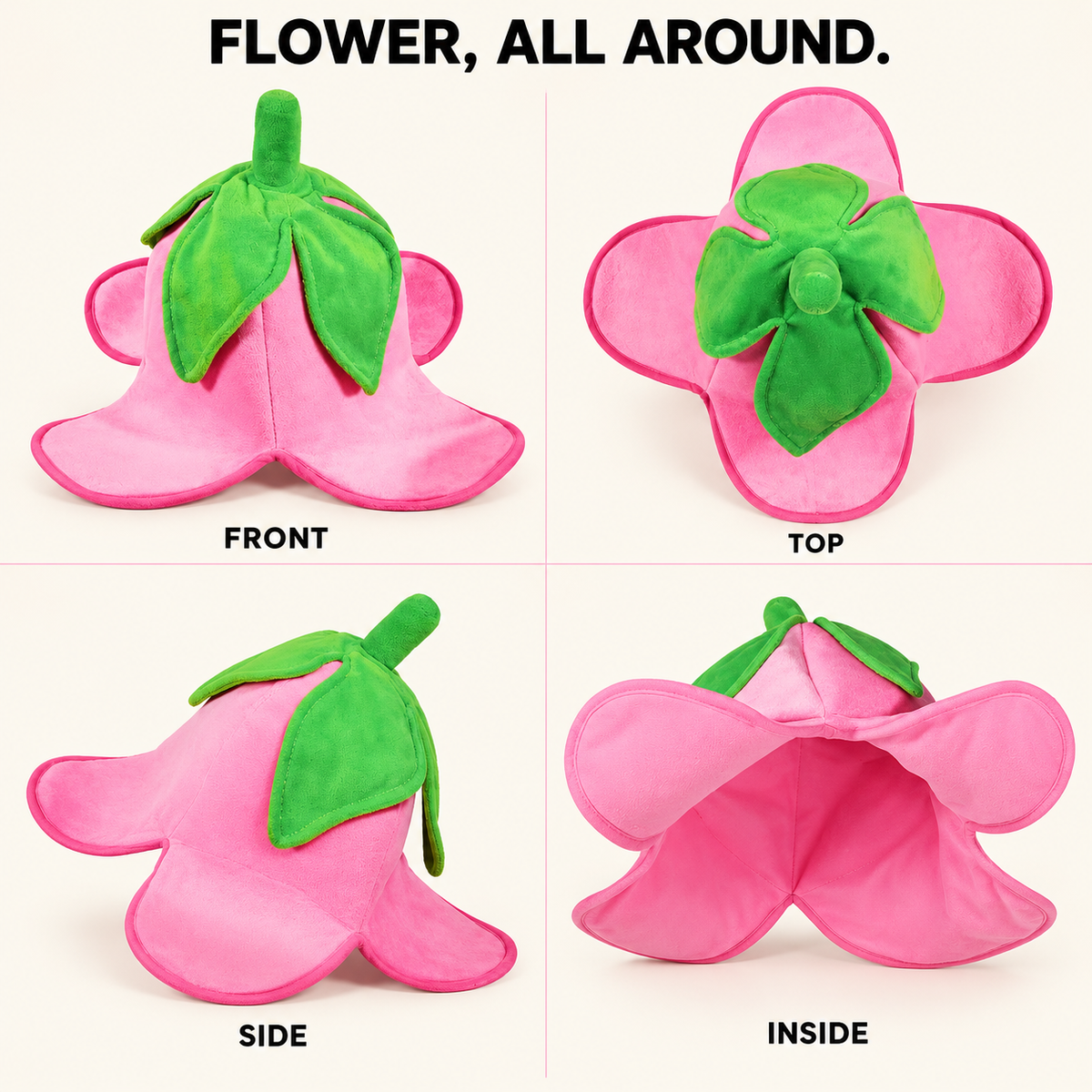 Flower Hat Fairy Costume Headwear for Themed Parties and Dress Up Events