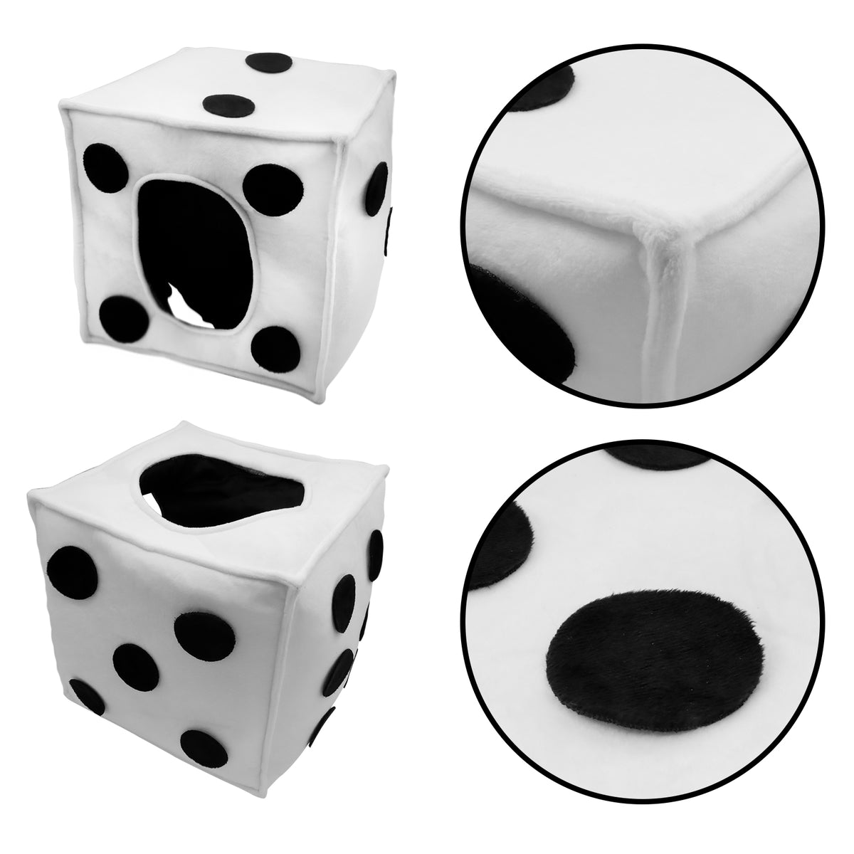Dice Costume Funny Dice Hat Cosplay Novelty Hats Dress Up Halloween Costume Themed Parties