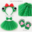 6Pcs Frog Headband Costume Frog Costume Accessories Halloween Party