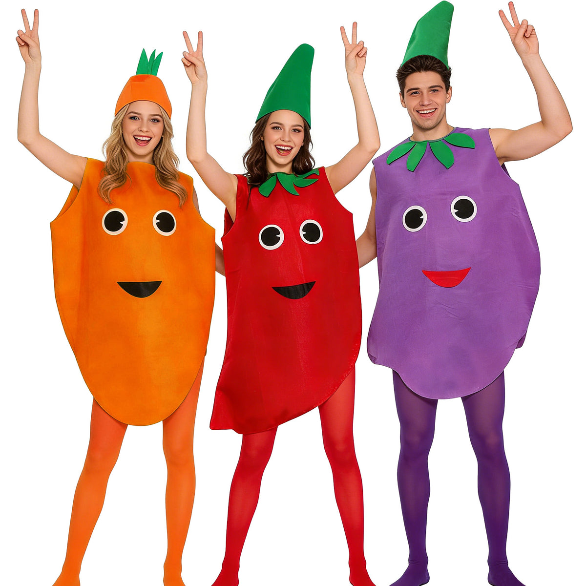 Fruit Costume Set Vegetable Costume Funny Food Outfit for Party Dress Up