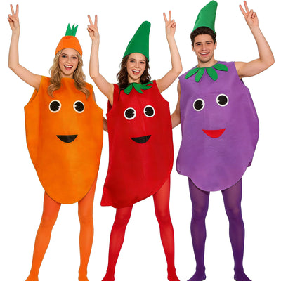 Fruit Costume Set Vegetable Costume Funny Food Outfit for Party Dress Up