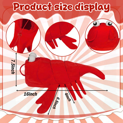 Lobster Hat Lobster Costume Funny Headwear Ocean Animal Crawfish Party Cap