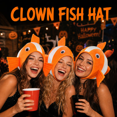 Clown Fish Hat Clownfish Costume Ocean Animal Sea Animal Party Hat